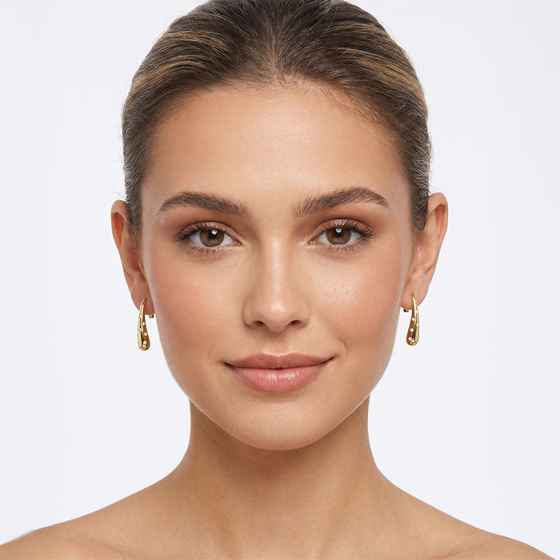 Lucy Earrings 18K Gold