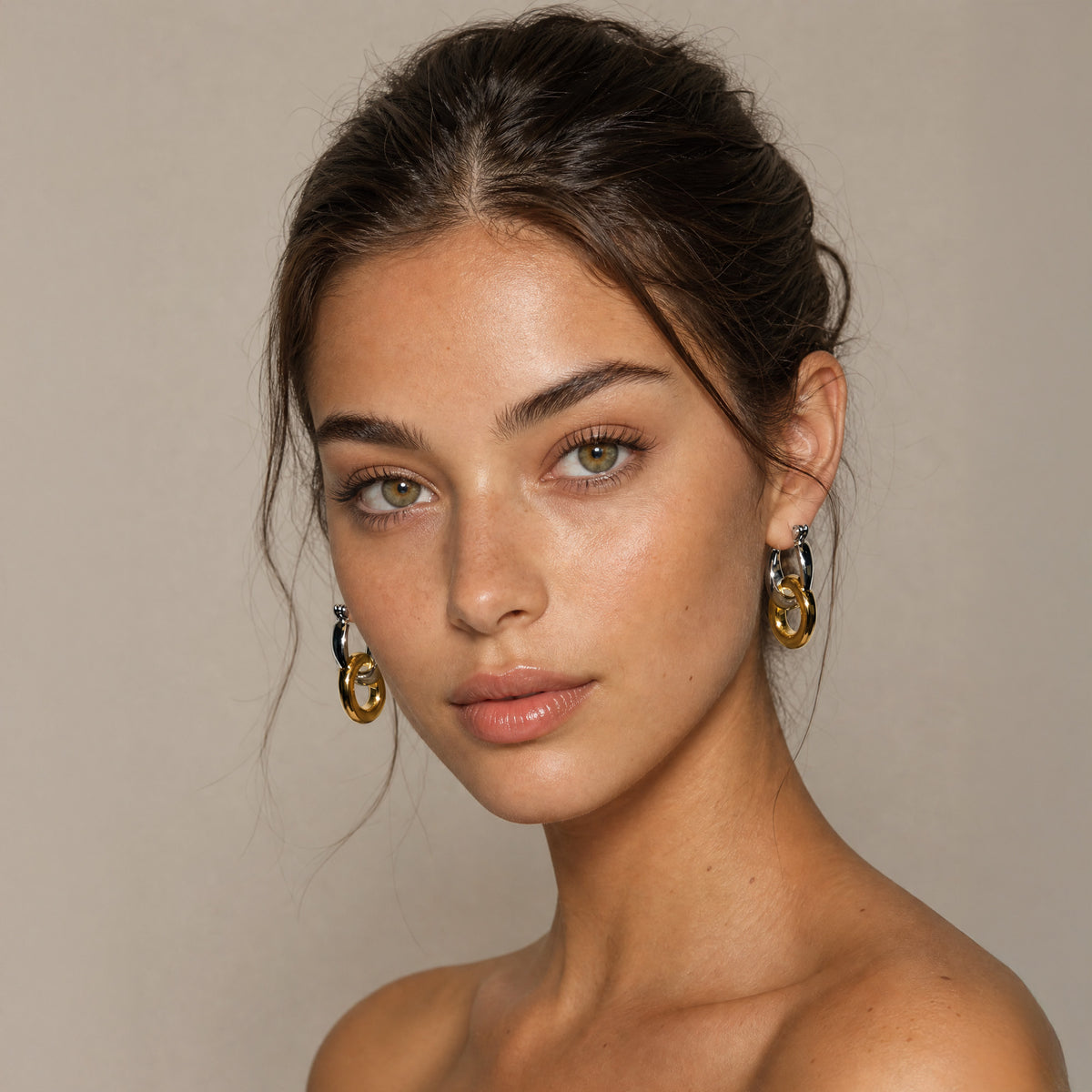 Saskia 18K Gold Earrings